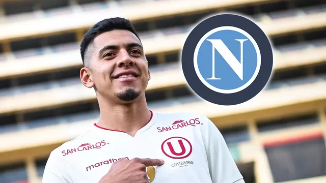 César Inga viene siendo vinculado con Nápoli de Italia tras su gran momento en Universitario y selección / AD