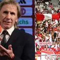 Ricardo Gareca sobre Perú: &quot;Solo tengo palabras de agradecimiento&quot;