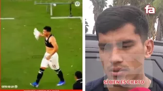 José Rivera dejó un emotivo mensaje luego de tirar y patear la camiseta de Universitario en la última derrota / Fuente: FA