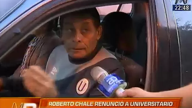 Roberto Chale confirmó su renuncia a Universitario de Deportes