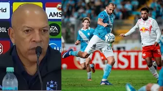 El DT rimense criticó el estado de la cancha del estadio Nacional. Foto: Captura / Prensa Cristal