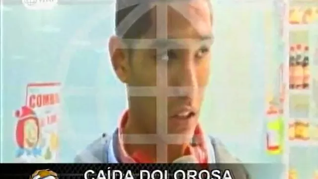 Roberto Siucho: as&iacute; qued&oacute; su abdomen por el planchazo de &Aacute;ngel Ojeda