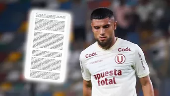 Ureña emitió comunicado tras pelea con hinchas de Universitario