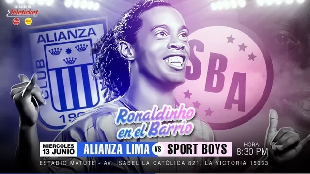 Ronaldinho en Lima: ya se venden entradas para su partido de exhibición