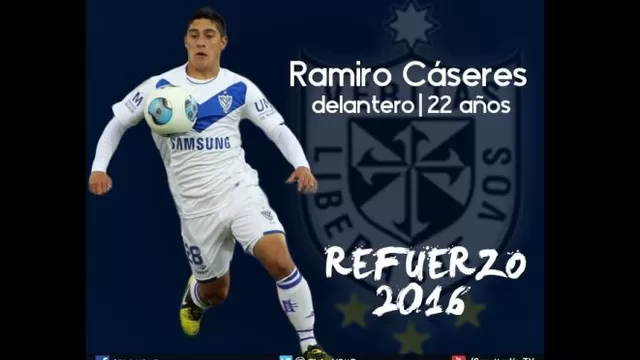 San Martín confirmó llegada de delantero argentino Ramiro Cáseres