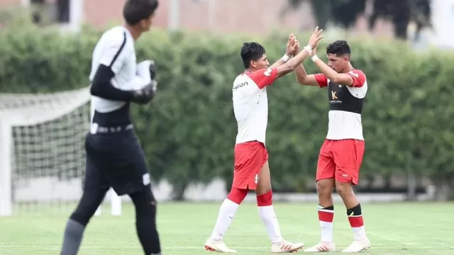 Selección peruana Sub-17 goleó 7-1 a la reserva de Alianza Lima