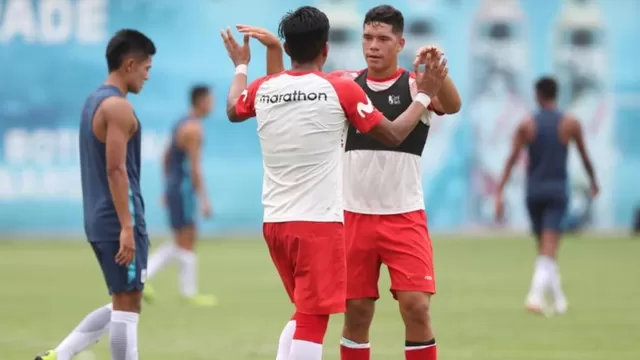 Perú sub 17 goleó 7-1 a la reserva de Alianza y jugador tuvo particular celebración