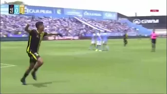 ¿Sentencia el partido? Mejía anota el 0-2 del Cristal vs Moquegua