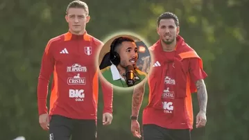 Sergio Peña aclaró malentendido con Oliver Sonne en su debut en la selección