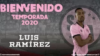 Sport Boys incorporó a Luis Ramírez para la temporada 2020