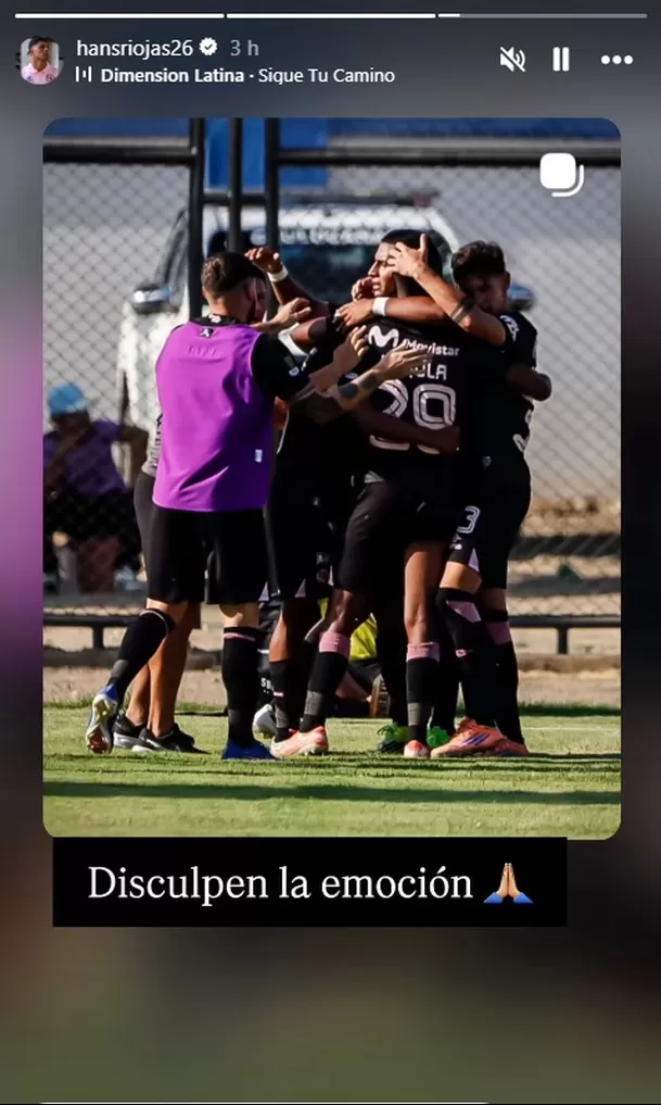 Hansell Riojas pidió disculpa por la emoción / Fuente: IG Hansell Riojas Hansell Riojas pidió disculpa por la emoción / Fuente: IG Hansell Riojas