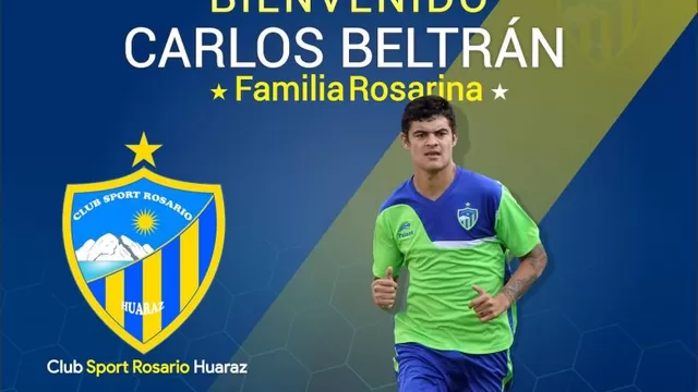 Sport Rosario anunció la contratación del mediocampista Carlos Beltrán