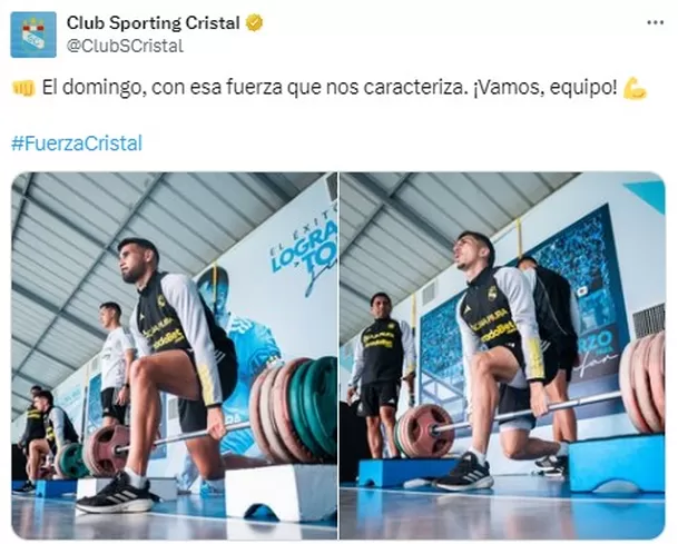 Sporting Cristal se prepara para encuentro con Universitario / Foto: Sporting Cristal