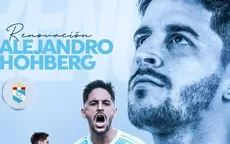Sporting Cristal anunció la renovación de Alejandro Hohberg hasta el 2024 - Noticias de alejandro-hohberg