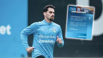 Sporting Cristal anunció la SALIDA de Felipe Vizeu con un tajante mensaje