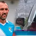 Así llegó Hernán Barcos a su primer entrenamiento con Cristal Así llegó Hernán Barcos a su primer entrenamiento con Cristal