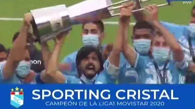 Sporting Cristal campeón de la Liga 1: Así celebró el cuadro celeste con el trofeo en mano