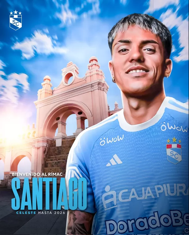 Santiago González, atacante de 24 años. | Fuente: @ClubSCristal