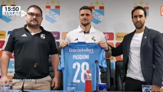Nicolás Pasquini también ya comenzó a trabajar con la escuadra celeste. | Video: Canal N/Fuente: Sporting Cristal