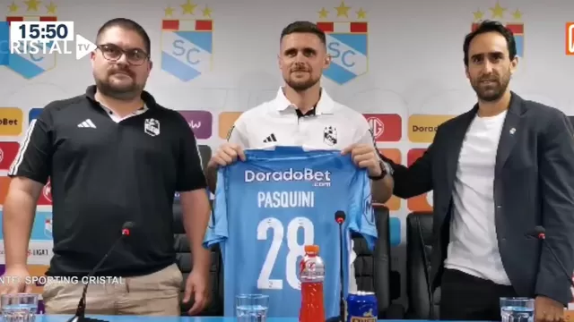 Sporting Cristal presentó oficialmente a Nicolás Pasquini 