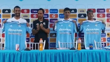 Sporting Cristal presentó en las instalaciones de La Florida a sus nuevos fichajes extranjeros / Captura: Sporting Cristal TV