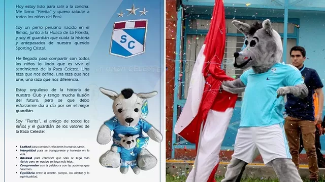 Sporting Cristal presentó a su nueva mascota: &#39;Fierita&#39;