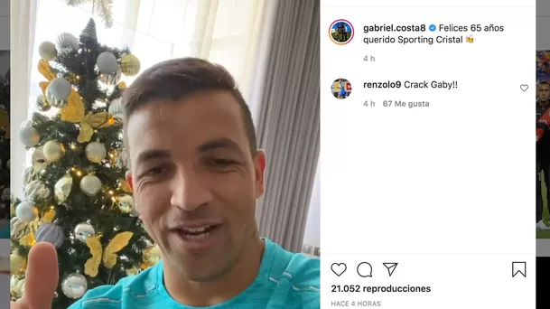 Gabriel Costa se pronunció en Instagram.