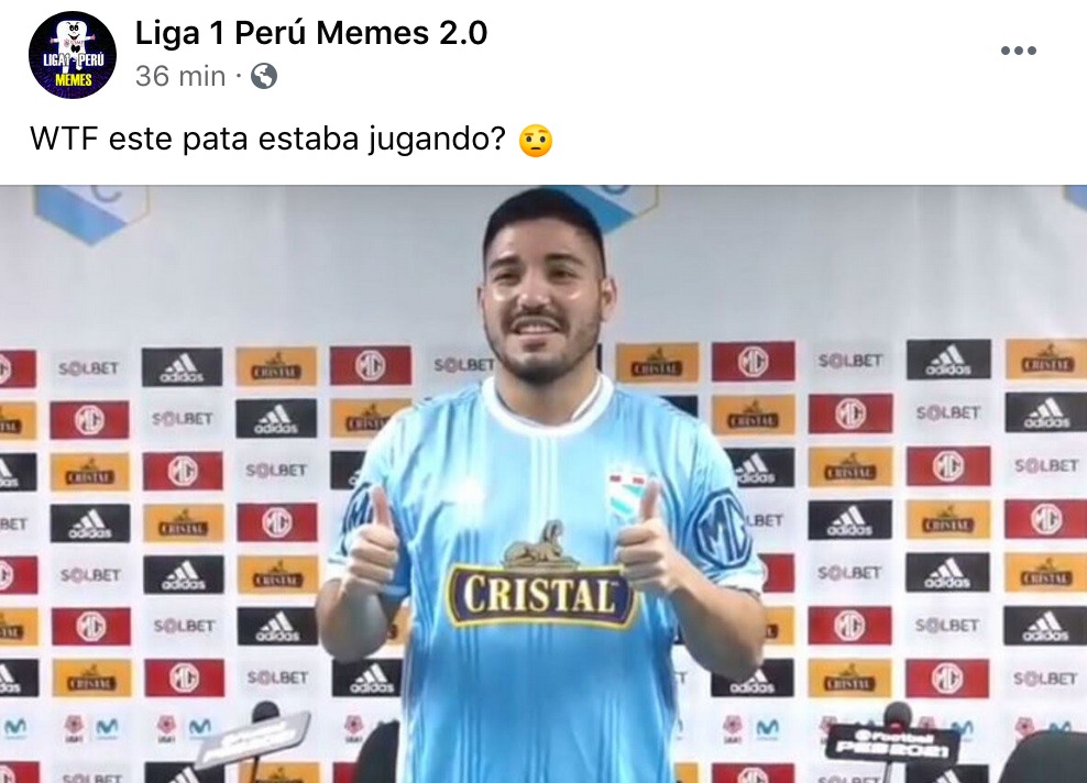 Sporting Cristal venció 2-1 a Alianza Lima por la Liga 1 y generó estos memes.