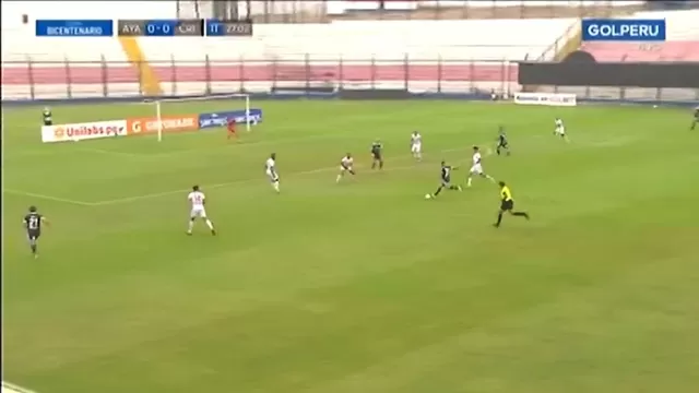 Sporting Cristal vs. Ayacucho FC: Christofer Gonzales casi marca golazo de zurda