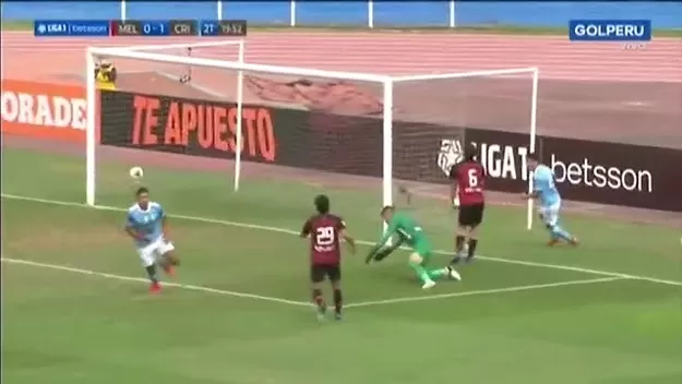 Sporting Cristal vs. Melgar: Percy Liza abrió el marcador en el estadio Miguel Grau del Callao