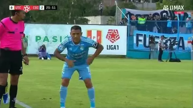 Sporting Cristal vs. UTC: Yoshimar Yotún anotó de penal el 2-0 para los rimenses