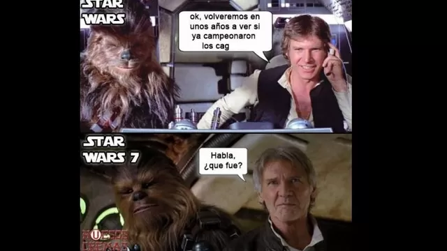 Star Wars: hinchas de la &#39;U&#39; se burlan de Cristal y Alianza con memes