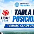 Tabla de posiciones de la Liga 1 EN VIVO: Así van los equipos en el Torneo Clausura Tabla de posiciones de la Liga 1 EN VIVO: Así van los equipos en el Torneo Clausura