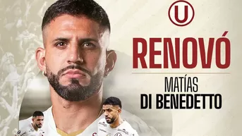 'Tano' para rato: Universitario anunció renovación de Di Benedetto