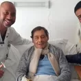 Teófilo Cubillas visitó a Roberto Chale tras operación