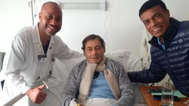 Teófilo Cubillas visitó a Roberto Chale tras operación