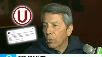 Tito Ordoñez respondió a las recientes denuncias de Universitario
