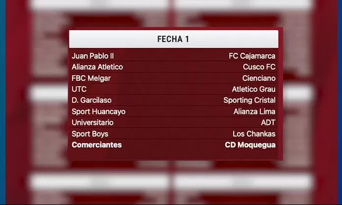 Todos los detalles del inicio del Torneo Apertura 2026 de Liga 1 ...