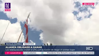 Tormenta en Cajabamba: Alianza jugará bajo la lluvia ante UTC