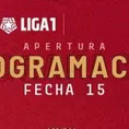 Torneo Apertura 2023: Conoce la programación de la fecha 15