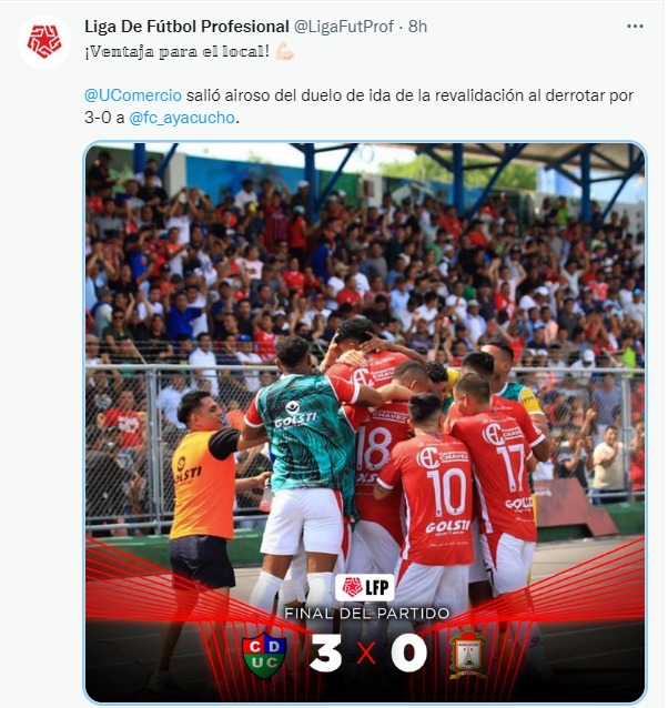 Unión Comercio 3-0 Ayacucho FC