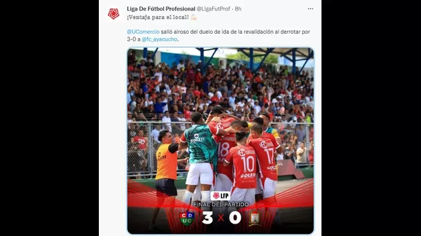 Unión Comercio 3-0 Ayacucho FC