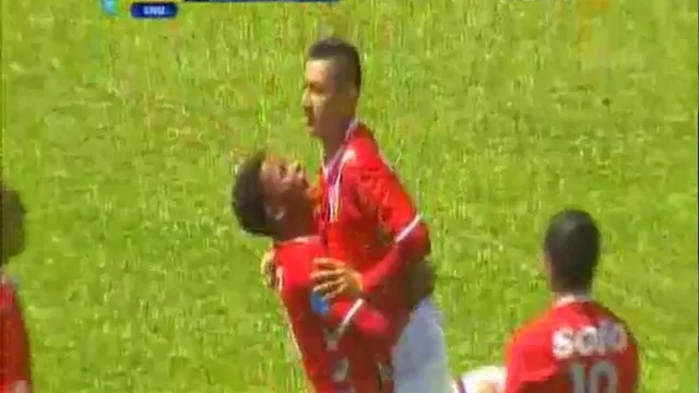 Unión Comercio: golazo de José Montiel tras error de Manuel Heredia