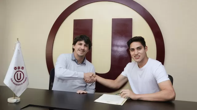 Universitario: Adrián Calero volvió de la Liga 2 y renovó hasta 2023