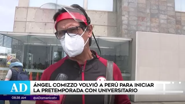 Universitario: Ángel Comizzo regresó al Perú y hará su cuarentena en Campomar 