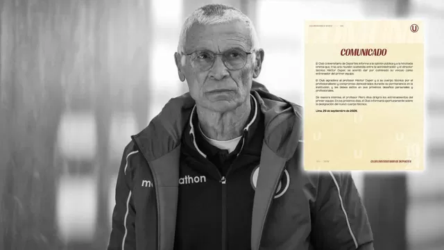 A través de un comunicado en sus redes sociales, el club merengue anunció la salida del DT argentino. | AD - Universitario