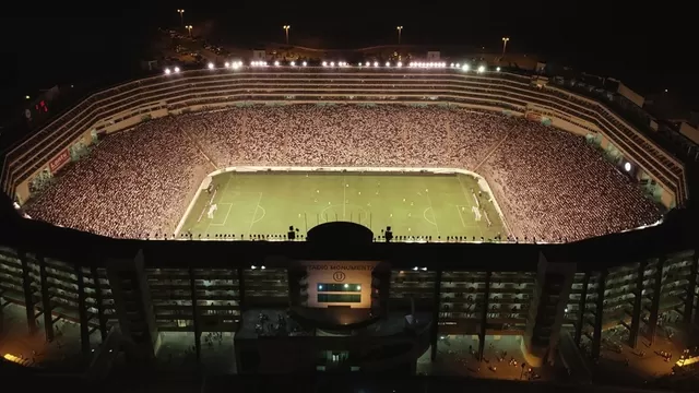 El Estadio Monumental acaba de renovar su sistema de iluminación desde su inauguración en el año 2000. | Video: Universitario