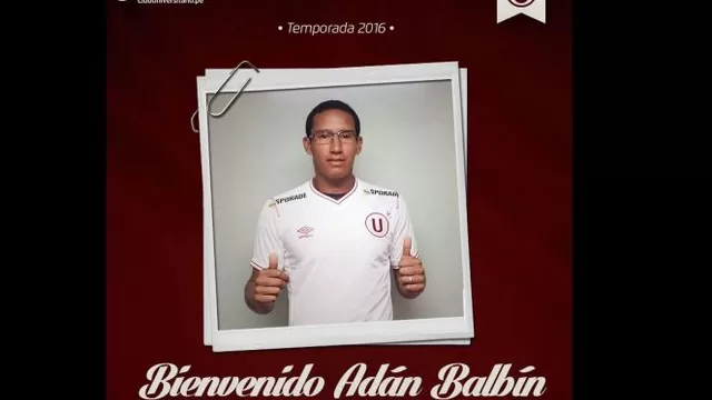 Balbín llega de Unión Comercio.