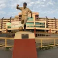 Universitario anunció qué hará con la estatua de Lolo Fernández en el Monumental