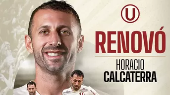 Universitario anunció la renovación de Horacio Calcaterra